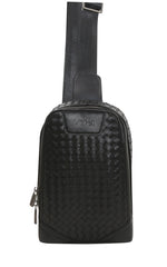 Weave Crossbody Black