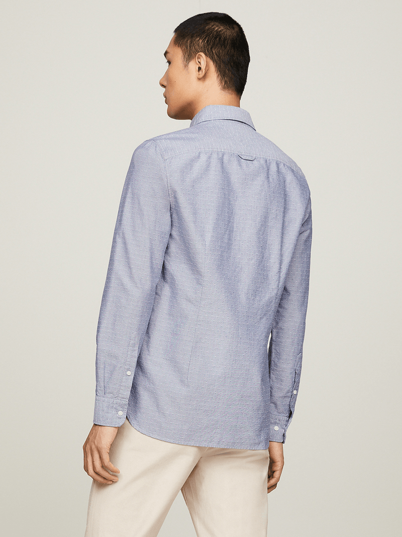 Tommy Hilfiger Solid Heritage Oxford Rf Shirt Blue