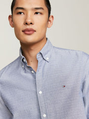 Tommy Hilfiger Solid Heritage Oxford Rf Shirt Blue