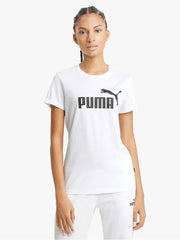 Puma White Essential No. 1 Logo Tee