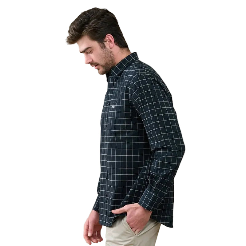 Pringle Mens Long Sleeve Classic Shirt In Black