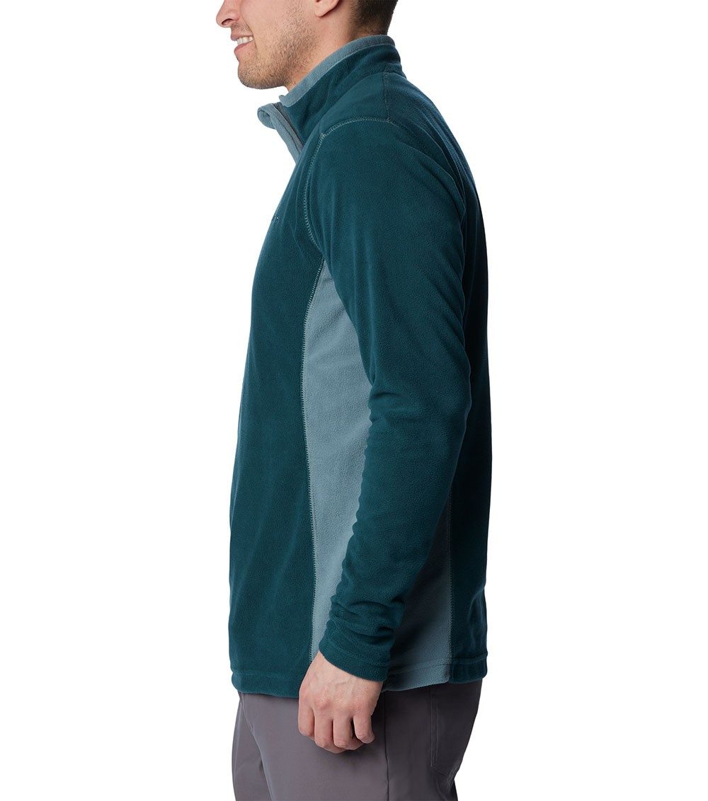 Columbia Mens Klamath Range II Half Zip Jacket In Green