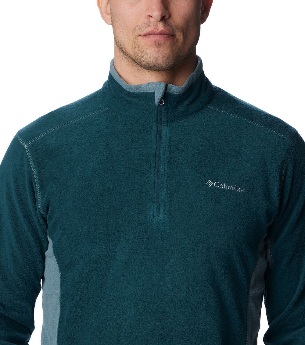 Columbia Mens Klamath Range II Half Zip Jacket In Green