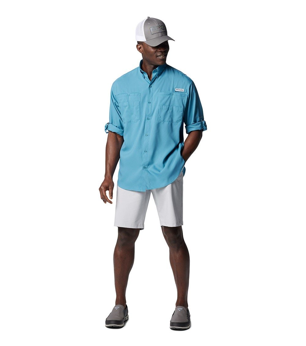 Columbia Mens Tamiami II Shirt In  Canyon