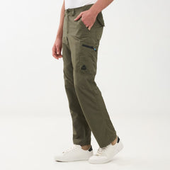 Watamu Lamu Mens Trousers In Olive Night