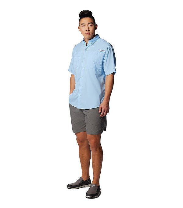 Columbia Mens Tamiami Ii Shirt In Powder Blue