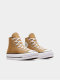 Converse A11537C Ctas Hi Lift Platform Shoes Ginger