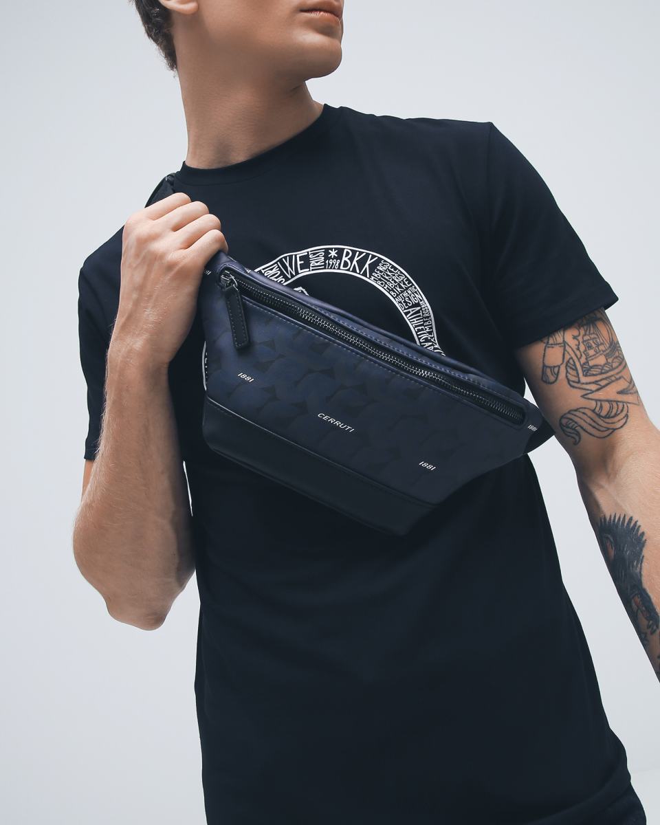 Cerruti Spence Waist Bag In Blue