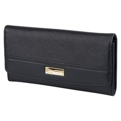 Pierre Cardin Aasha Floral Bifold Purse In Black