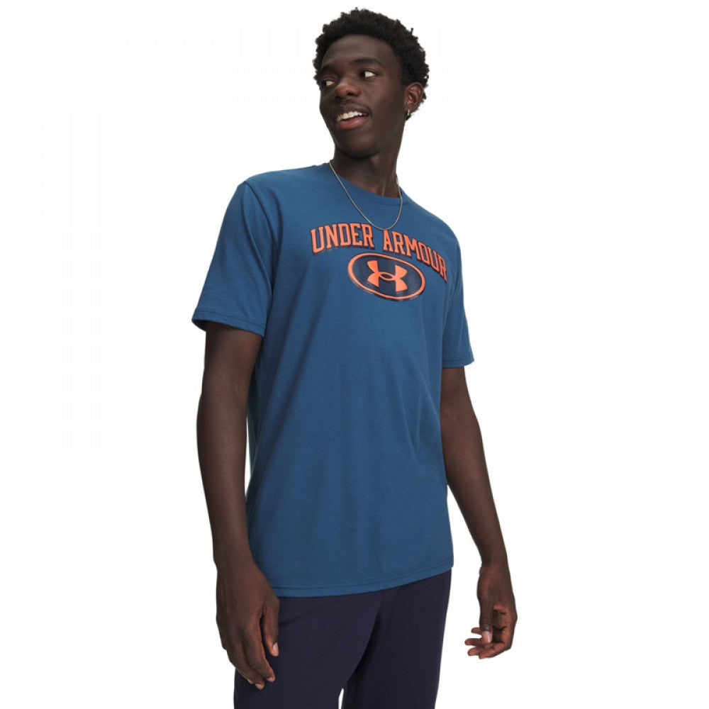Under Armour M Wm Locker Tag Ss Blue