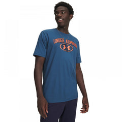 Under Armour M Wm Locker Tag Ss Blue
