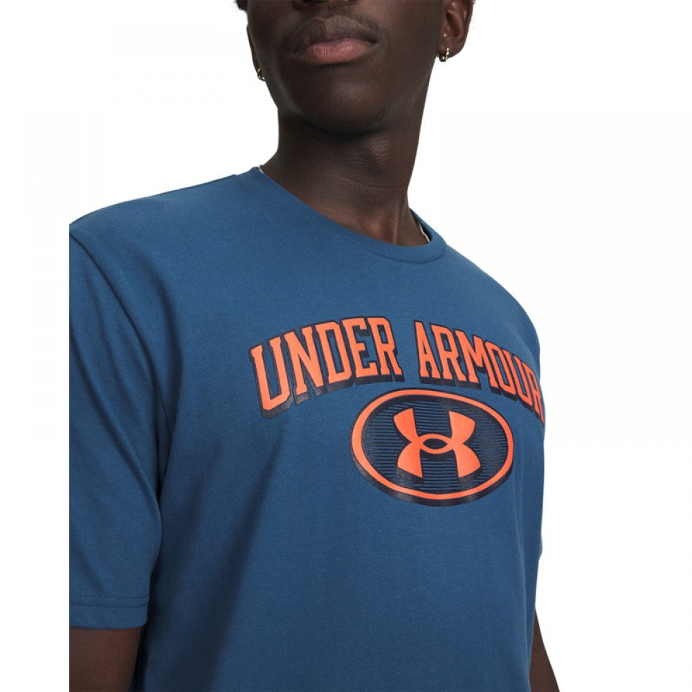 Under Armour M Wm Locker Tag Ss Blue