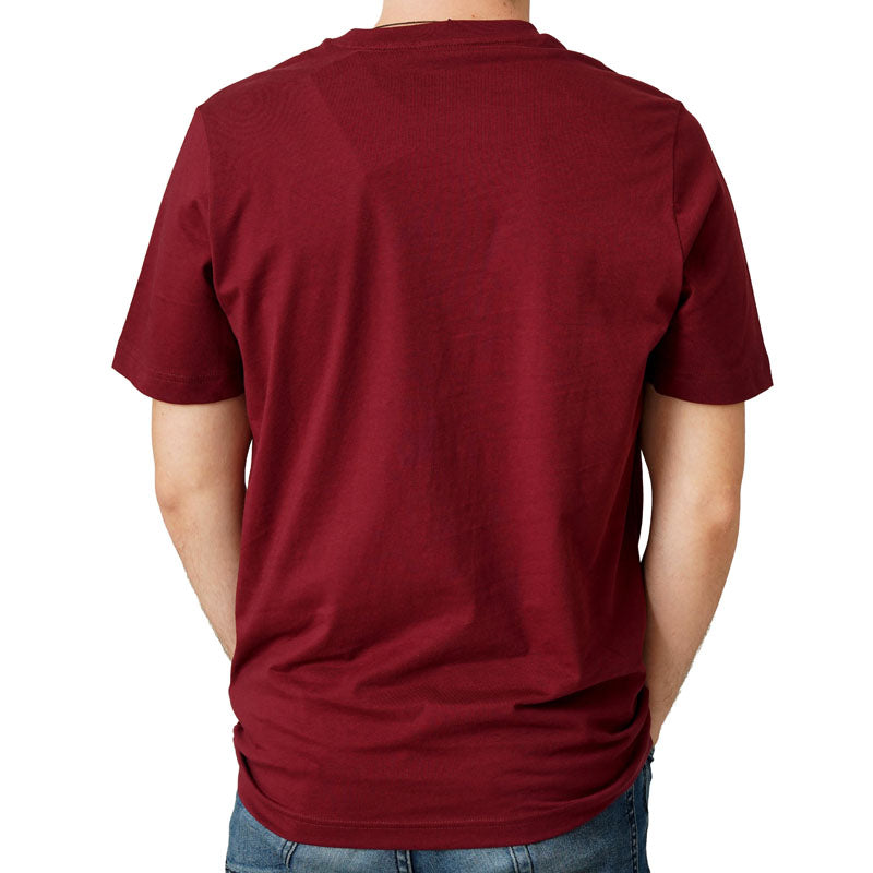 Puma Mens Color No.1 T-Shirts In Ruby