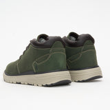 Hush Puppies Mens Olive Arlo Cow Nubuck Shoe