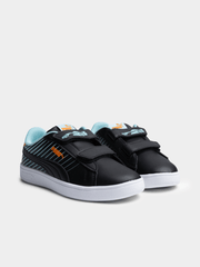 Puma Kids Smash 3.0 Poised 2 Race V Inf Black/Multi Sneakers