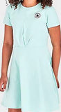 Converse Girls Twist Front Dress W/Head In Light Dew