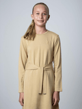 Polo 0055037 Emily Belted Ls Dress  Stone