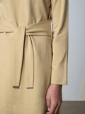 Polo 0055037 Emily Belted Ls Dress  Stone