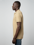 Polo Mens Essential Pique Ss Golfer Stone