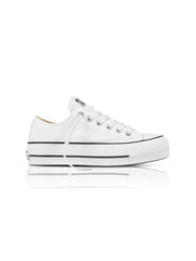 Converse Womens Ctas Lift Low Canvas White Sneaker