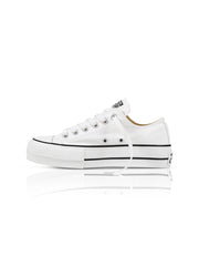 Converse Womens Ctas Lift Low Canvas White Sneaker