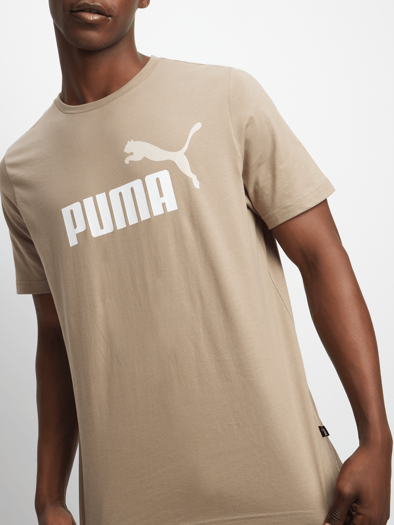 Puma Taupe Essential No. 1 Logo Tee
