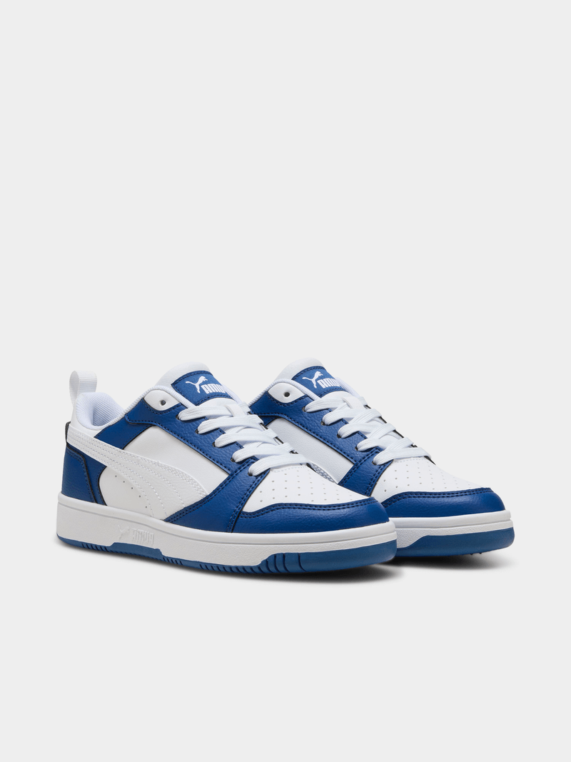 Puma Kids Rebound V6 Lo Jr White/Clyde Royal Sneakers