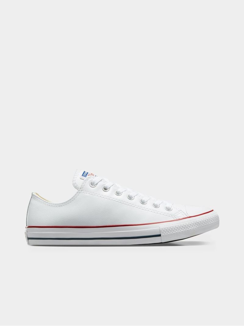 Converse Unisex All Star Lo White Leather Shoes
