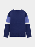 Guess Boys Long Sleeve 7B Sweater In Navy