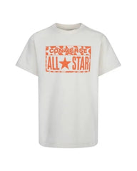 Converse Boys Graphic Loose Fit T-shirt In Natural Ivory