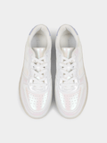 Sissy Boy Ladies Metallic White sneaker