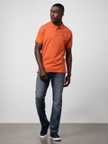 Polo 0049556 Mens Ss Pique Golfer  Orange