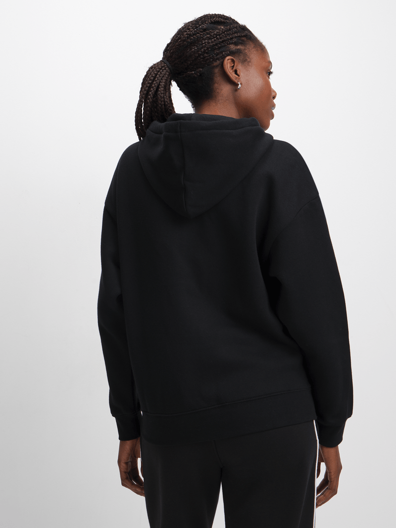 Puma Womens Ess No.1 Logo Comfort Black Hoodie