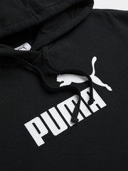 Puma Womens Ess No.1 Logo Comfort Black Hoodie