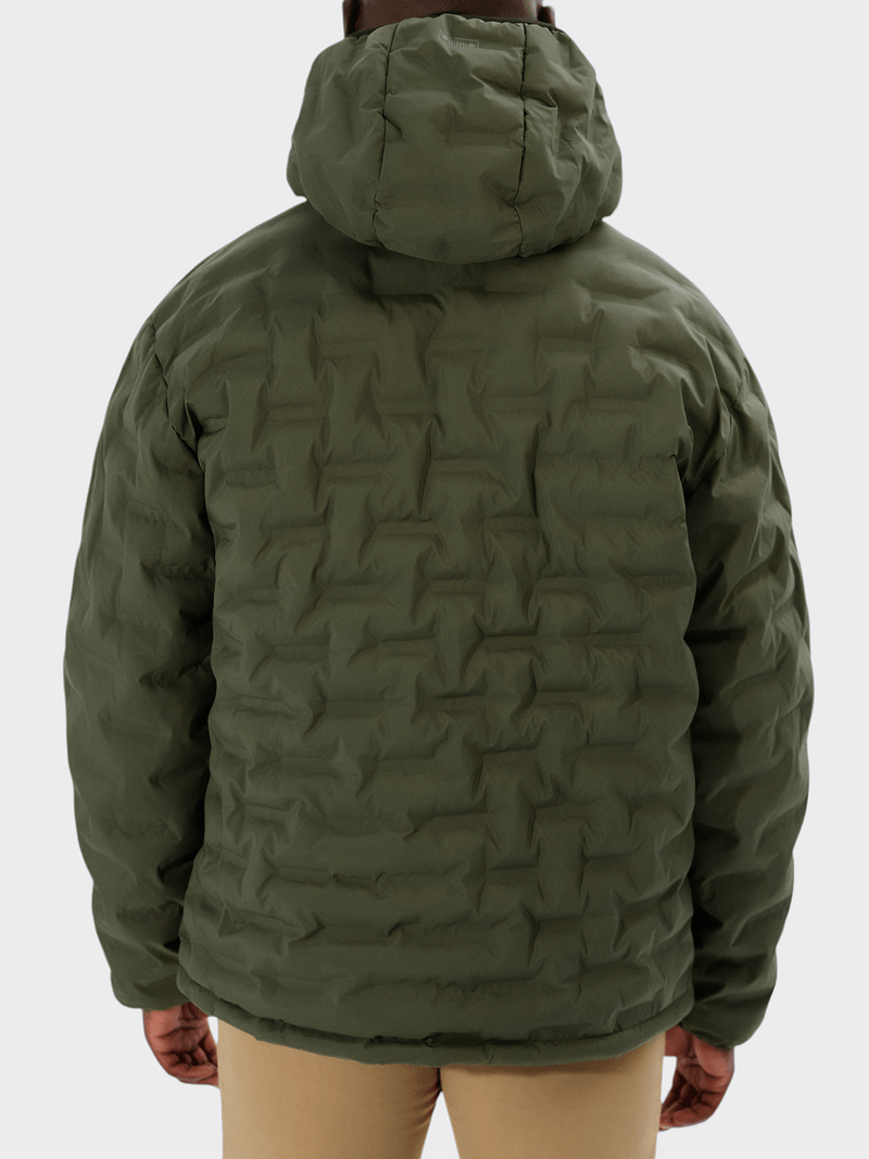 Jeep  Mens Hero Welded Puffer Jacket Olive