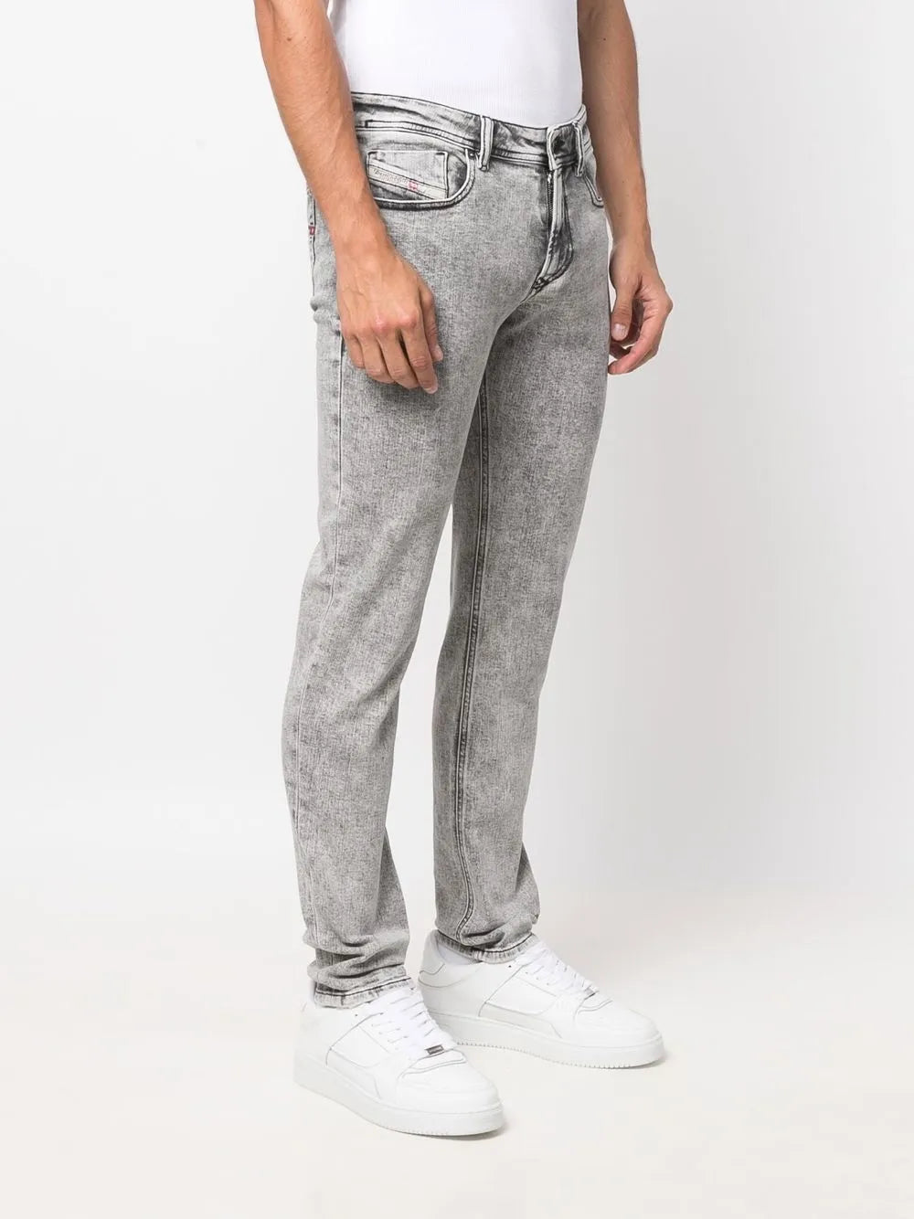 Diesel Mens Sleenker 1979 Jeans In Grey