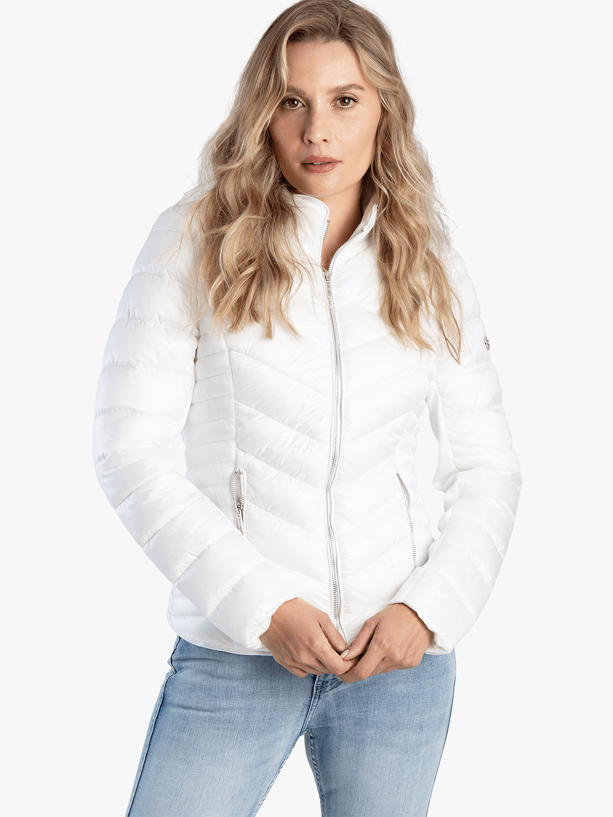 Sissyboy J27432 Cropped Puffer Jacket Ravilla White