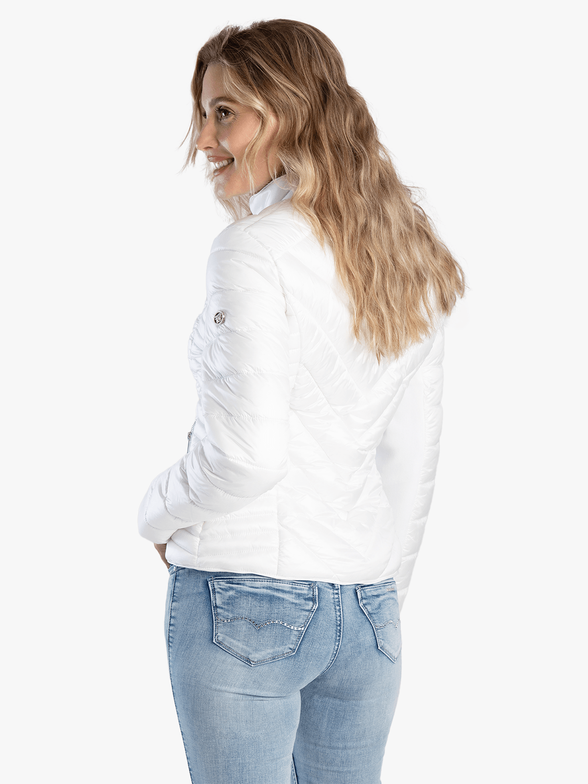 Sissyboy J27432 Cropped Puffer Jacket Ravilla White