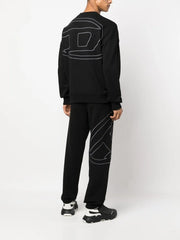 Diesel Mens S-Rob-Megoval-D Sweat 9Xx Black