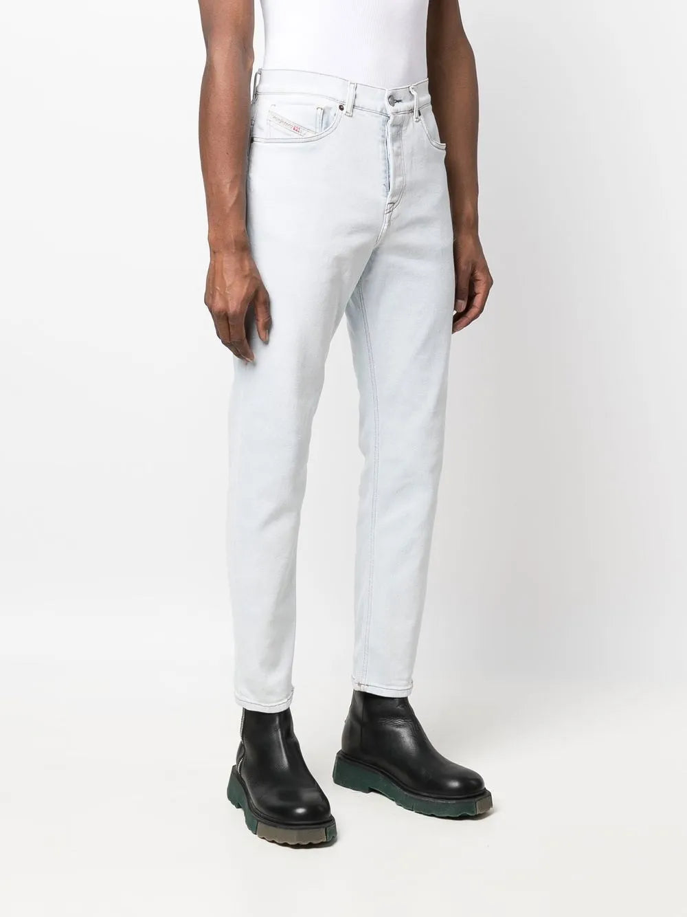 Diesel Mens 2019 D-Strukt Jeans In Light Wash