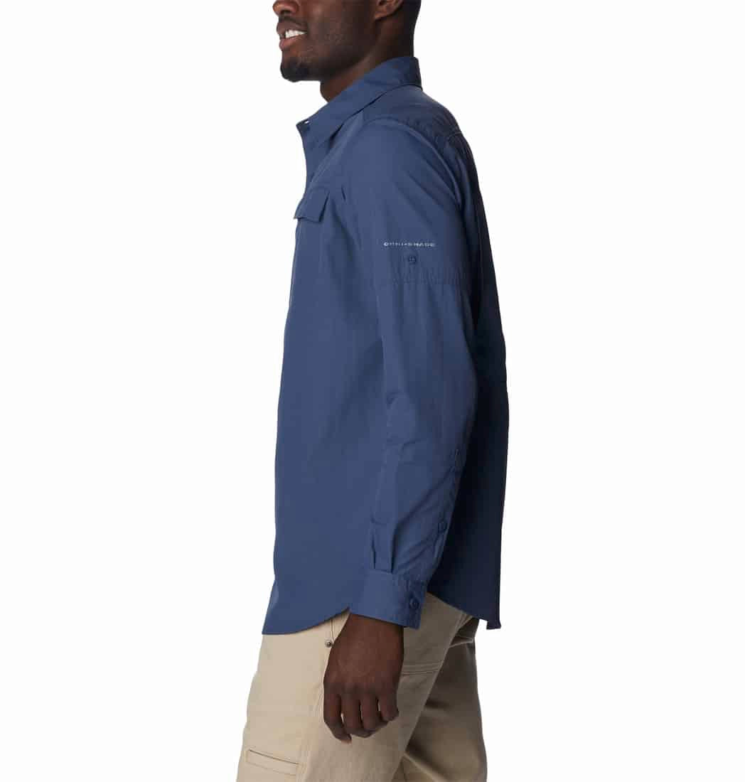 Columbia Silver Ridge 2.0 Long Sleeve Shirt In Dark Blue