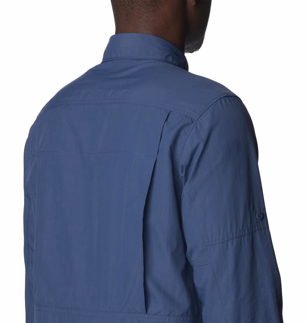 Columbia Silver Ridge 2.0 Long Sleeve Shirt In Dark Blue
