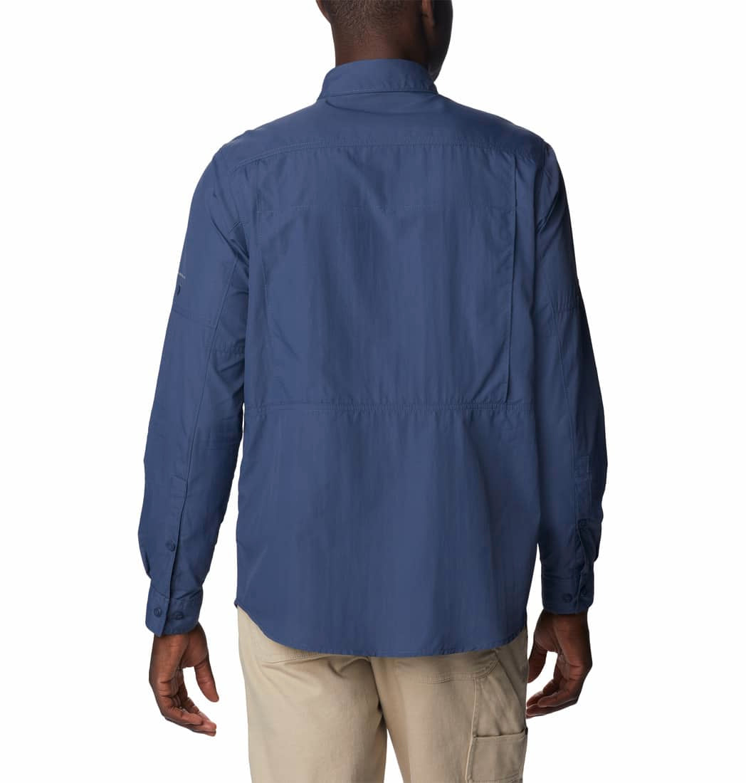 Columbia Silver Ridge 2.0 Long Sleeve Shirt In Dark Blue