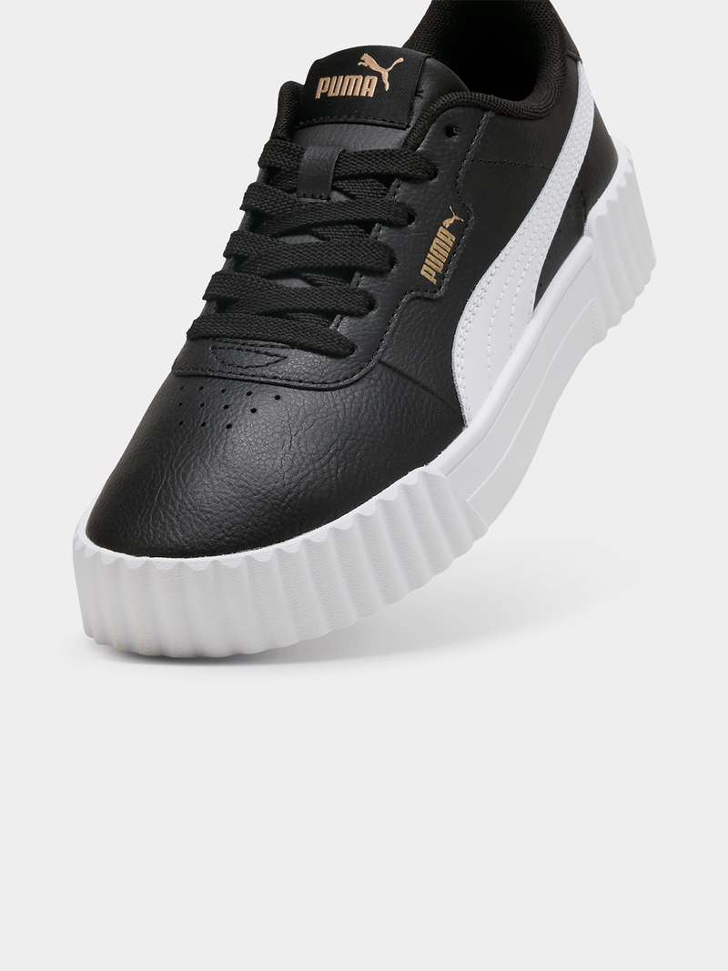 Puma Kids Carina 3.0 Jr Shoes Black And White