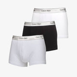 Calvin Klein Mens 3 Pack Metallic Boxers In Multi