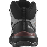 Salomon Mens X Ultra 360 Mid Gtx Shoes In Pewter/Black/Burnt Henna