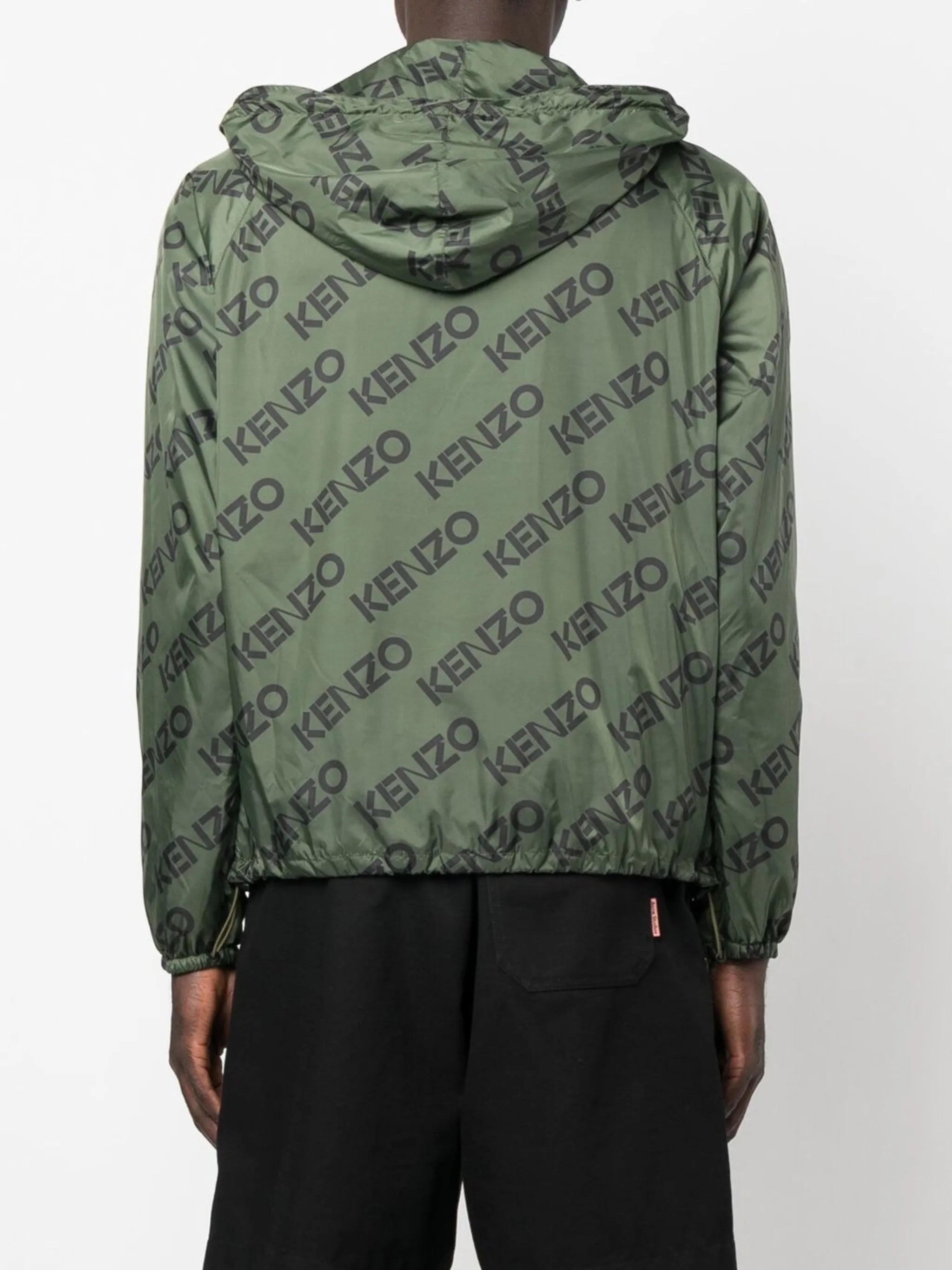 Kenzo Mens Jacket In Dark Khaki