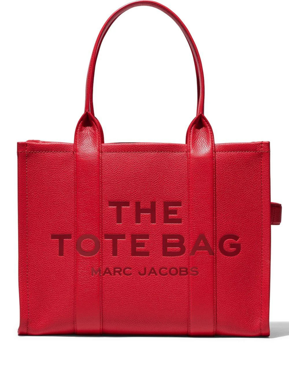 Marc Jacobs Leather Medium Tote Bag Red