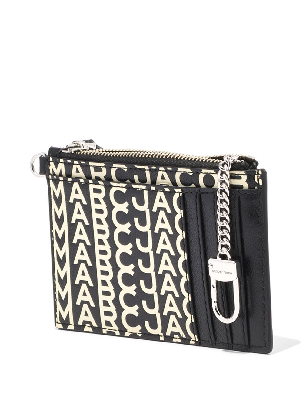 Marc Jacobs  Mono Slim84 Top Zip Wristlet Black/White