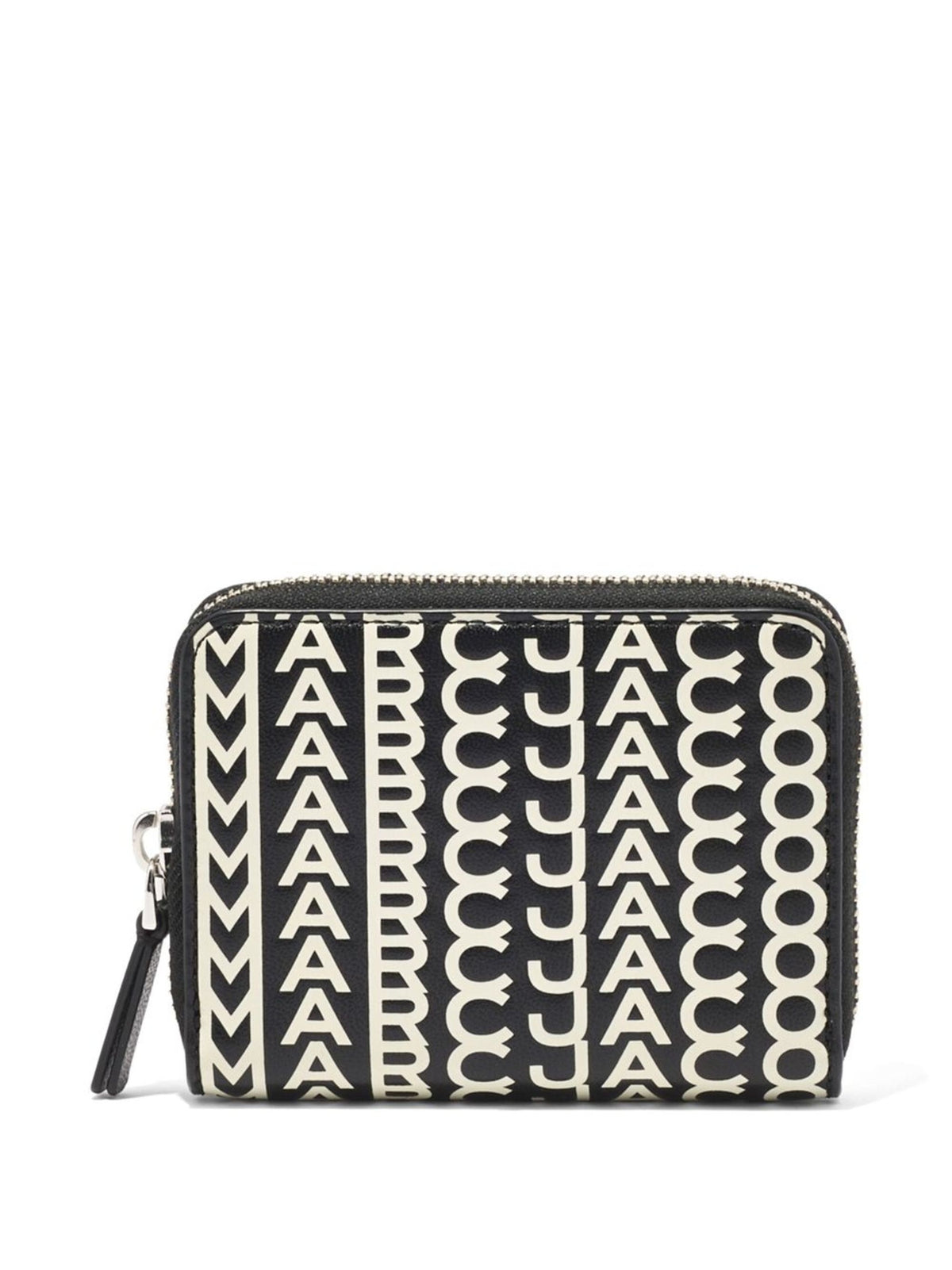 Marc Jacobs Monogram Zip Around Wallet Black/White